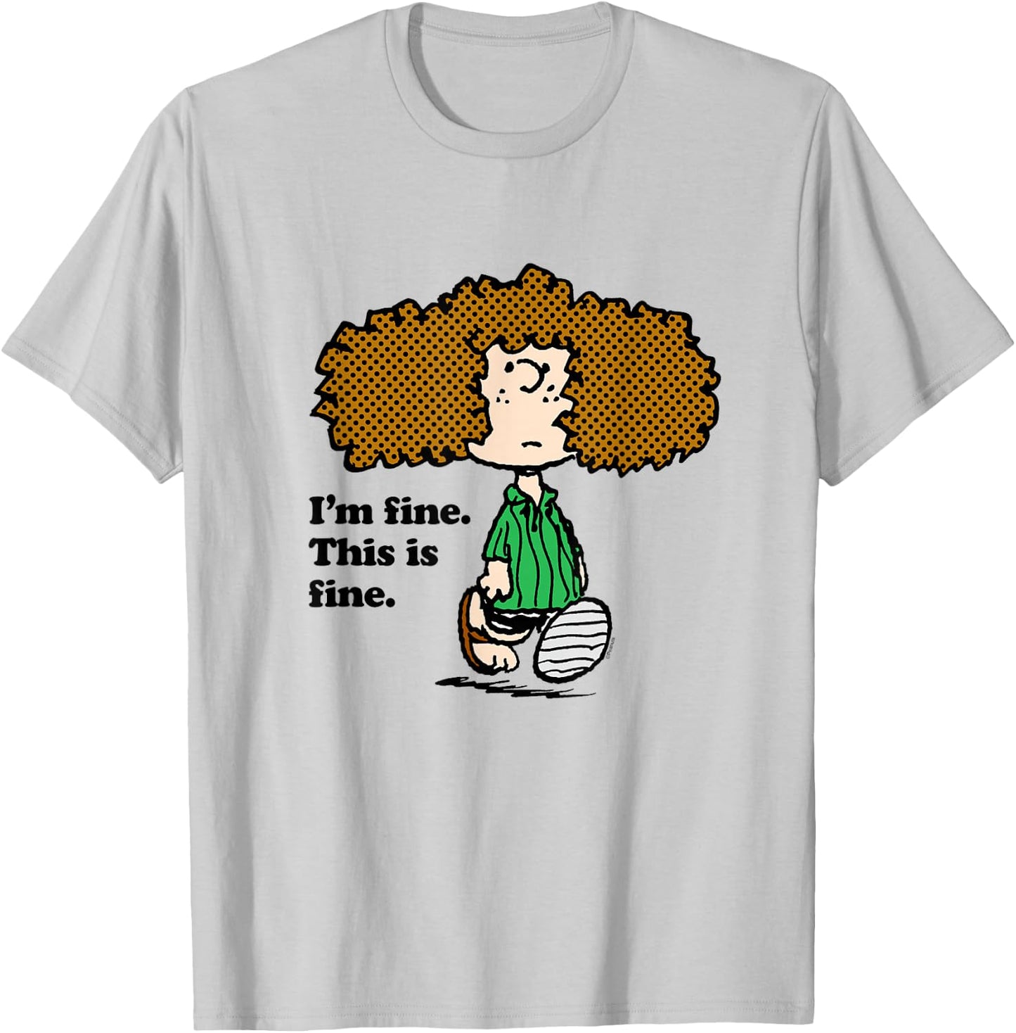 Peanuts - Patty I'm Fine T-Shirt - T-Shirt | Ash
