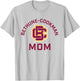 Bethune-Cookman University Wildcats Arched Mom T-Shirt - T-Shirt | Ash