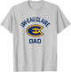 University of Wisconsin-Eau Claire Blugolds Arched Dad T-Shirt - T-Shirt | Ash