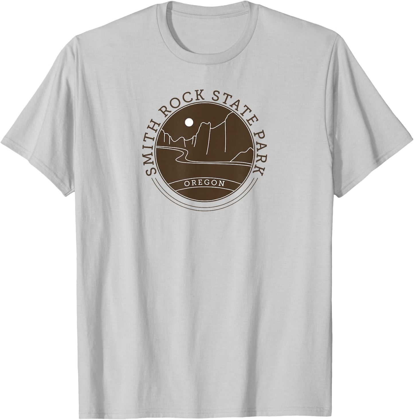 Smith Rock State Park - Oregon, United States of America T-Shirt - T-Shirt | Ash