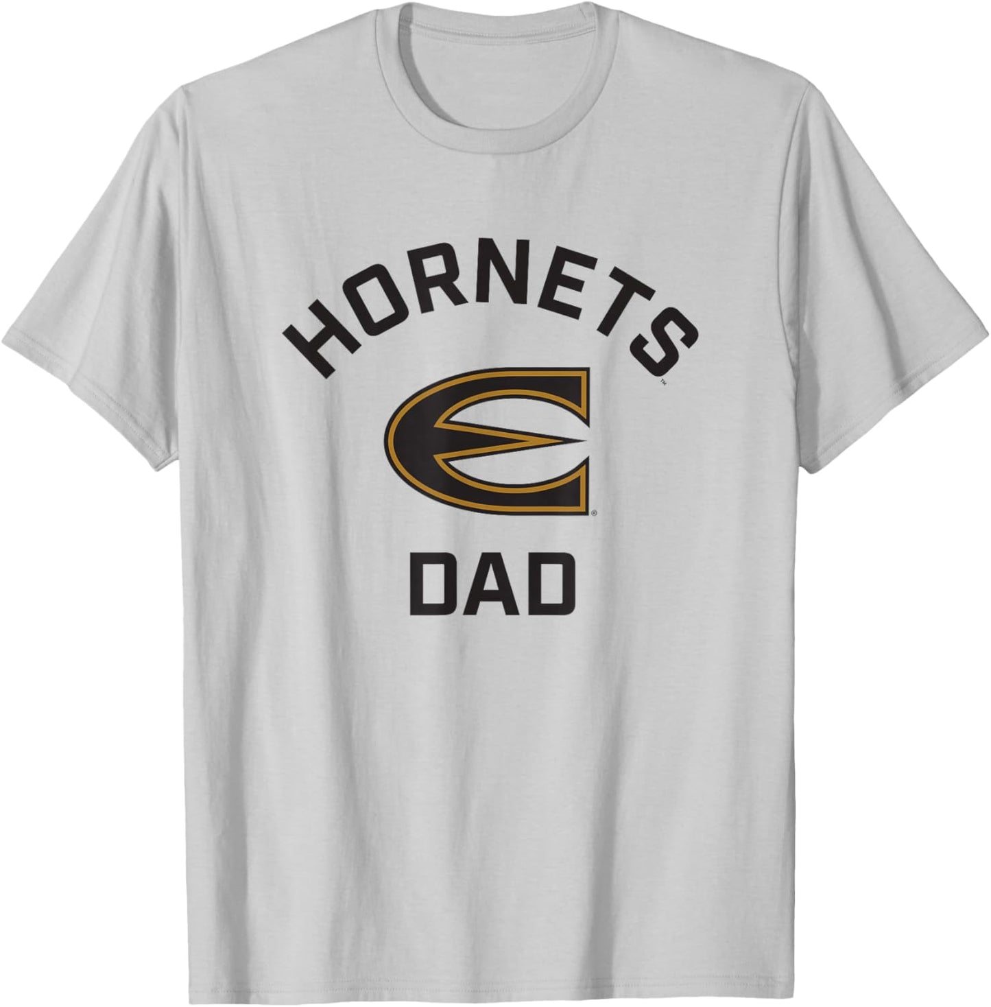 Emporia State University ESU Hornets Arched Dad T-Shirt - T-Shirt | Ash