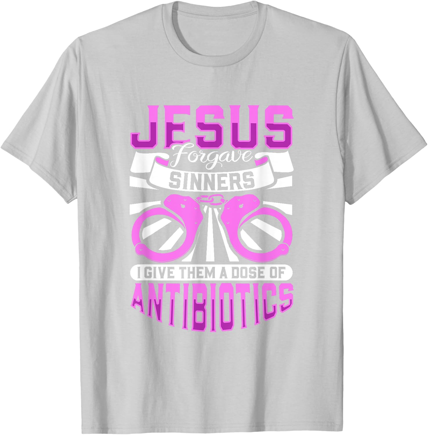 Jesus forgave sinners - correctional care T-Shirt - T-Shirt | Ash