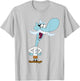 Chowder Mung Daal Happy Pose Full Body Shot T-Shirt - T-Shirt | Ash