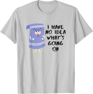 South Park Towlie No Idea T-Shirt - T-Shirt | Ash
