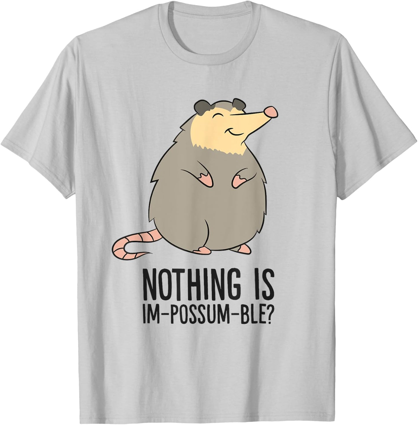 Possum Nothing Is In Possum Ble Cute Possum T-Shirt - T-Shirt | Ash