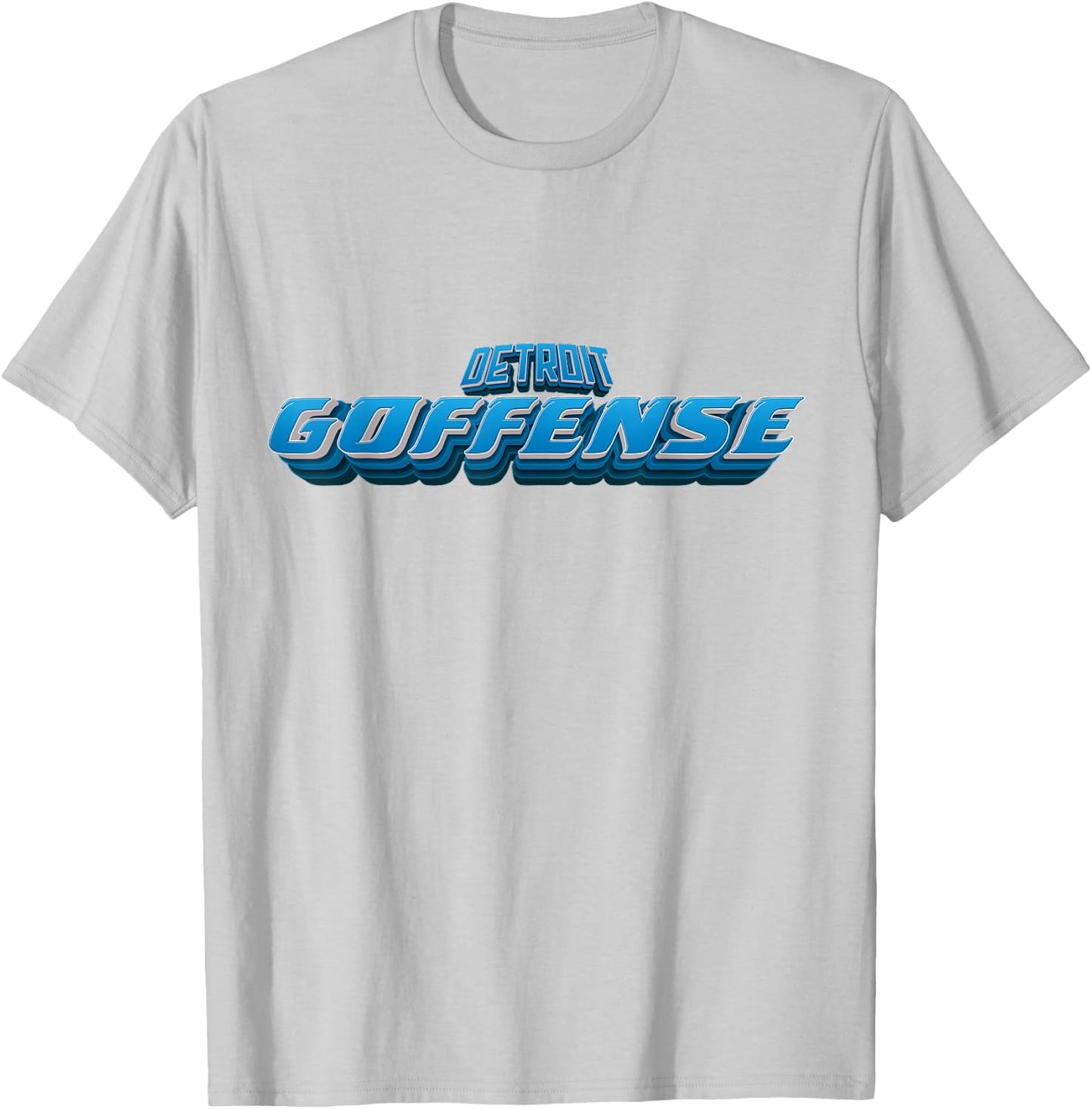 Detroit Football Goffense T-Shirt - T-Shirt | Ash