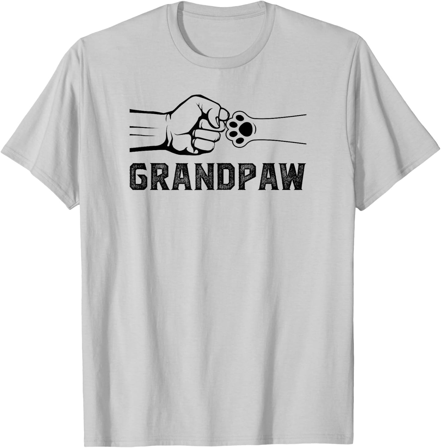 Grandpaw Grandpa Dog Grandpaw Appreciation T-Shirt - T-Shirt | Ash