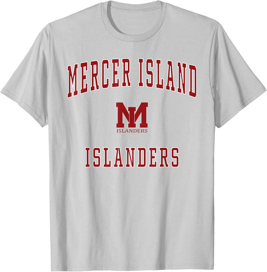 Mercer Island High School Islanders T-Shirt - T-Shirt | Ash