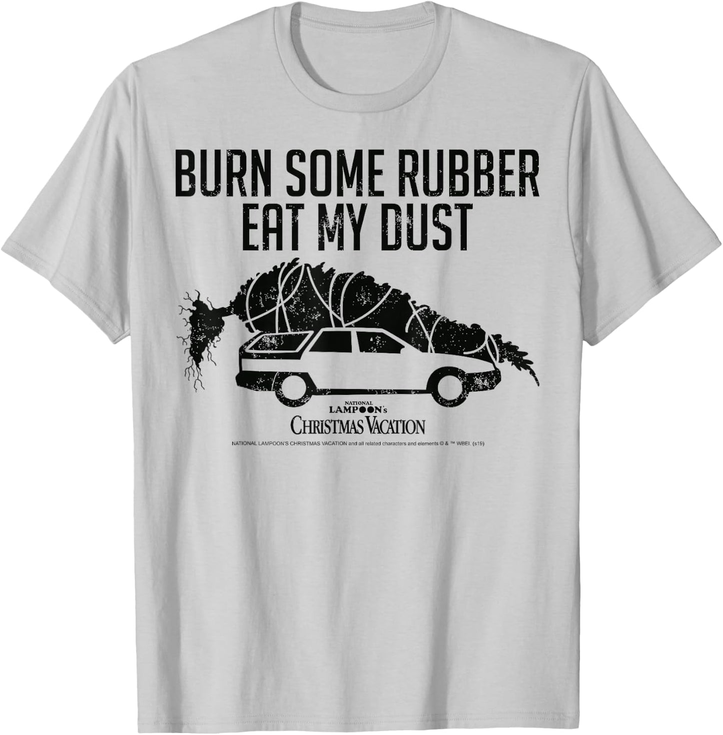 National Lampoon's Christmas Vacation Eat My Dust Vintage T-Shirt - T-Shirt | Ash