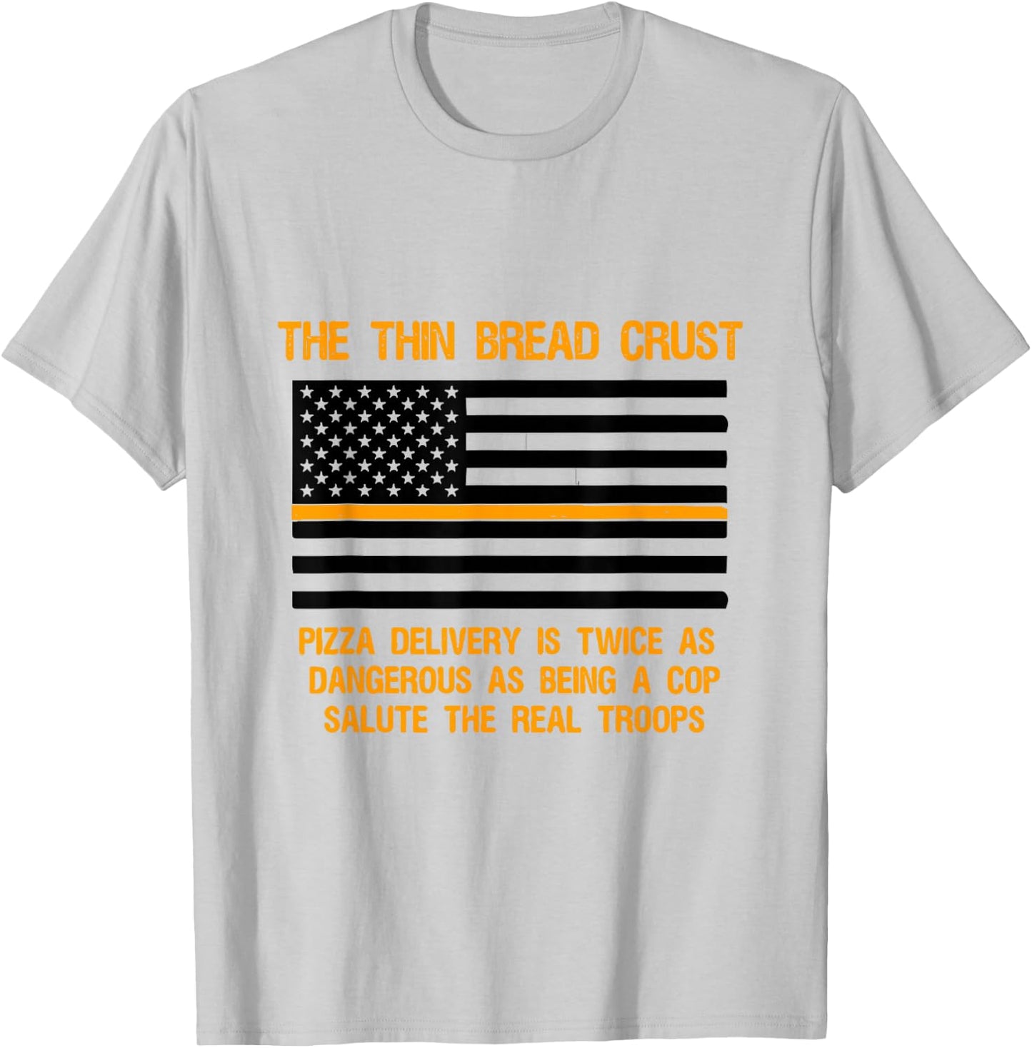 Thin Crust Line T-Shirt - T-Shirt | Ash