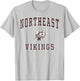 Northeast High School Vikings T-Shirt - T-Shirt | Ash