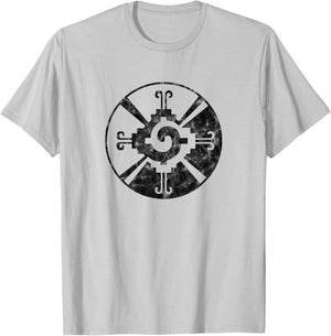 Hunab Ku, Maya, symbol, Indian, heart of the galaxy, mystic T-Shirt - T-Shirt | Ash