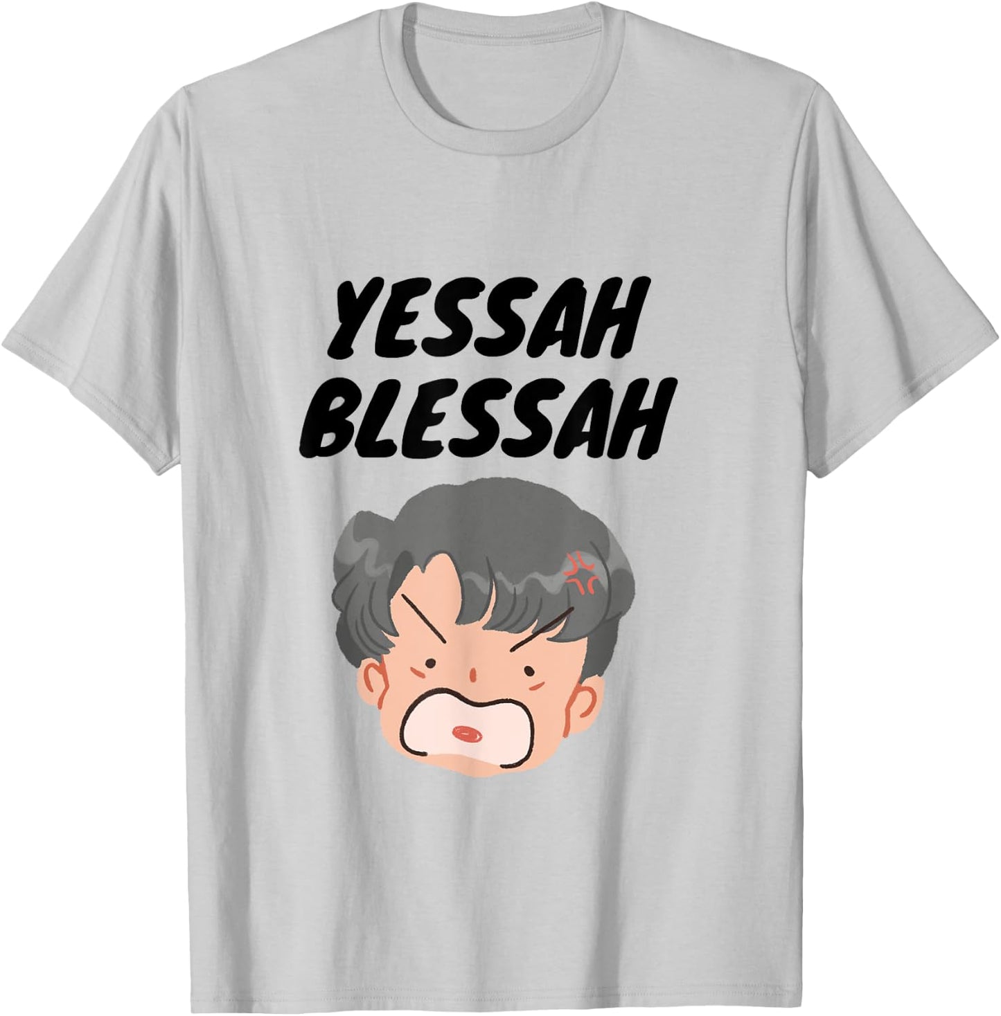 Yessah Blessah T-Shirt - T-Shirt | Ash