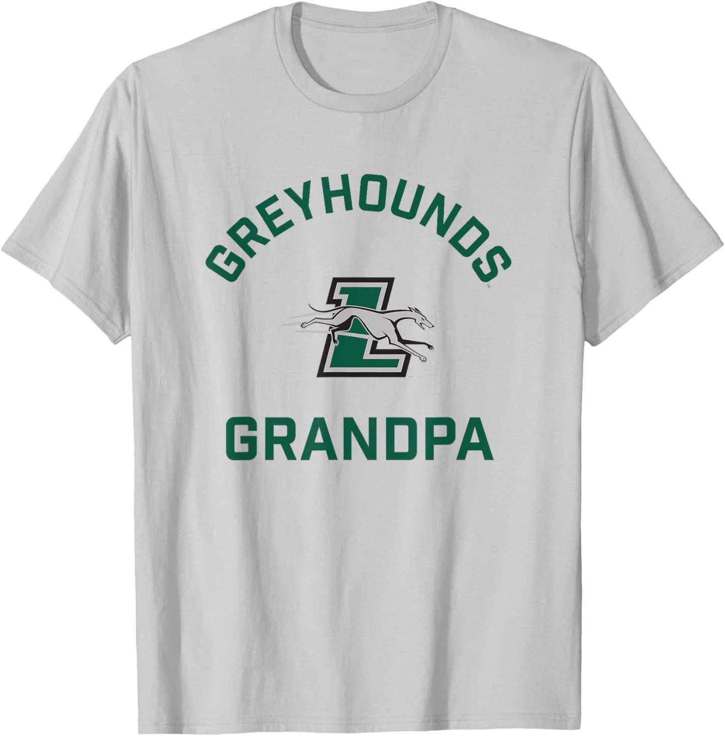 Loyola University Maryland Greyhounds Arched Grandpa T-Shirt - T-Shirt | Ash