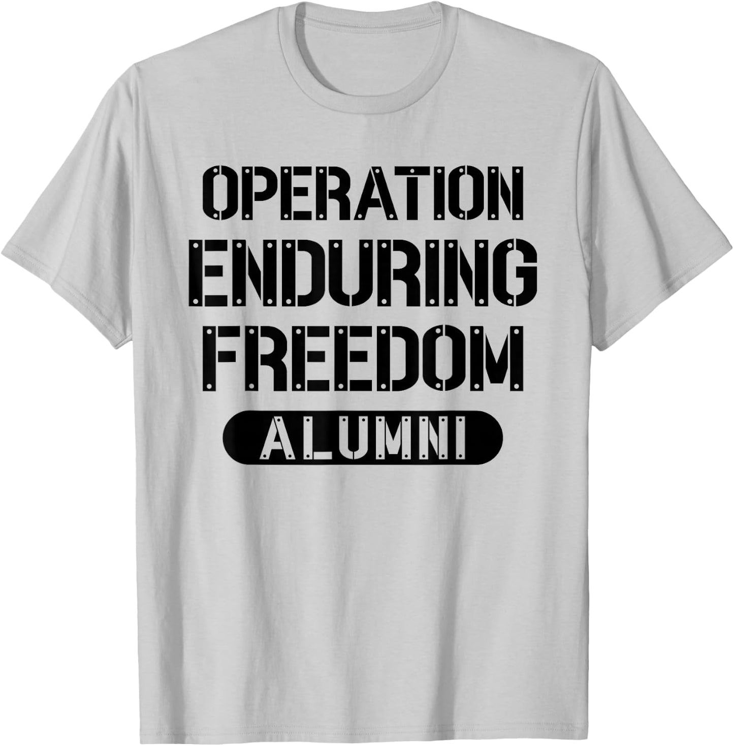 Operation Enduring Freedom Alumni Afghanistan OEF Veteran T-Shirt - T-Shirt | Ash