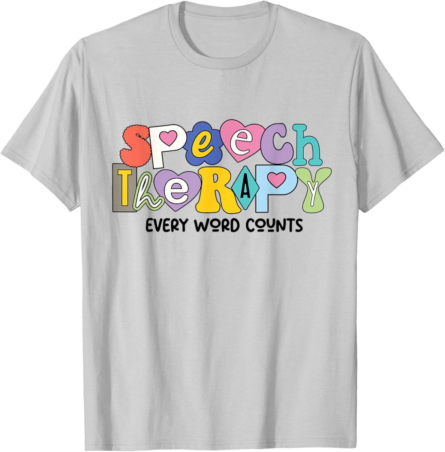 Speech Therapy Speech Language Pathologist SLP Women Girl T-Shirt - T-Shirt | Ash
