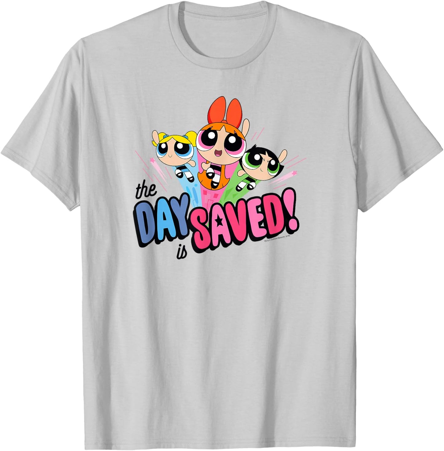 Powerpuff Girls The Day is Saved T-Shirt - T-Shirt | Ash