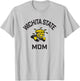 Wichita State University Shockers Arched Mom T-Shirt - T-Shirt | Ash