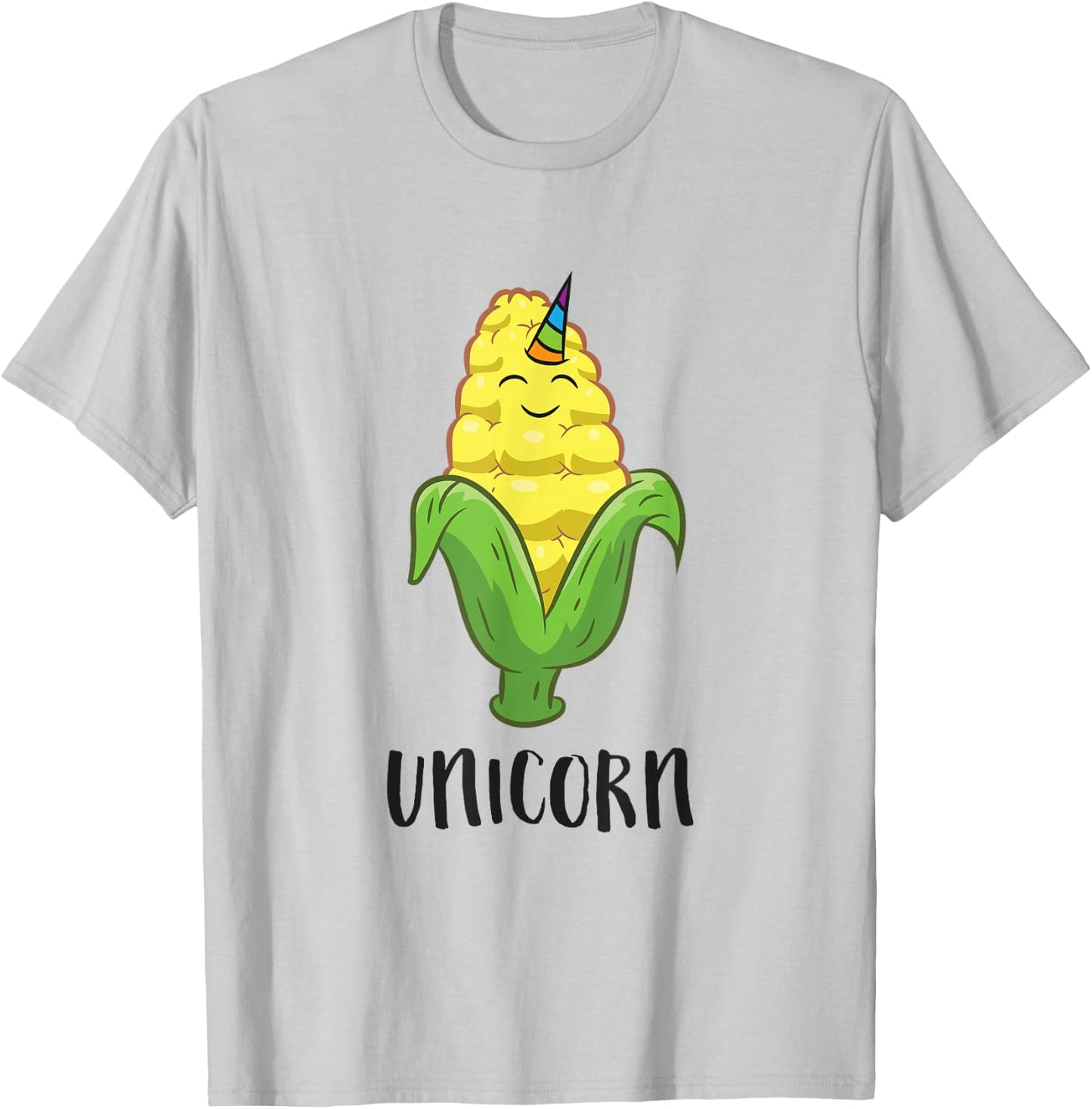 Funny Uni Corn Unicorn Corn Lovers Corn Farmer T-Shirt - T-Shirt | Ash