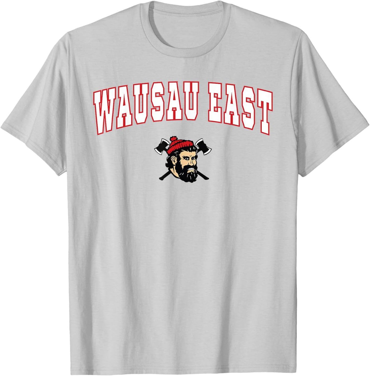 Wausau East High School Lumberjacks T-Shirt - T-Shirt | Ash