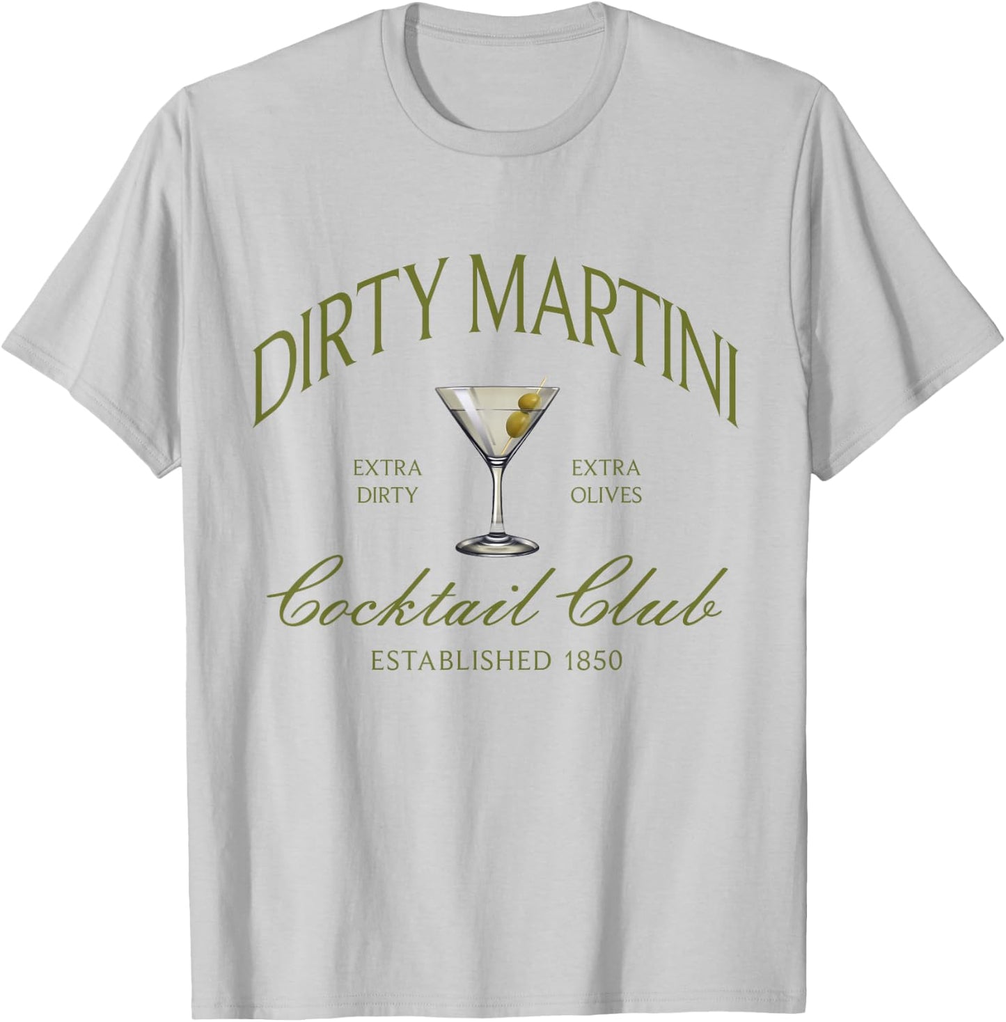 Dirty Martini T-Shirt - T-Shirt | Ash