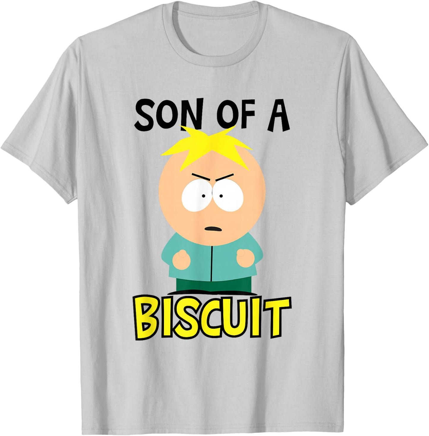 South Park Son of A Biscuit T-Shirt - T-Shirt | Ash