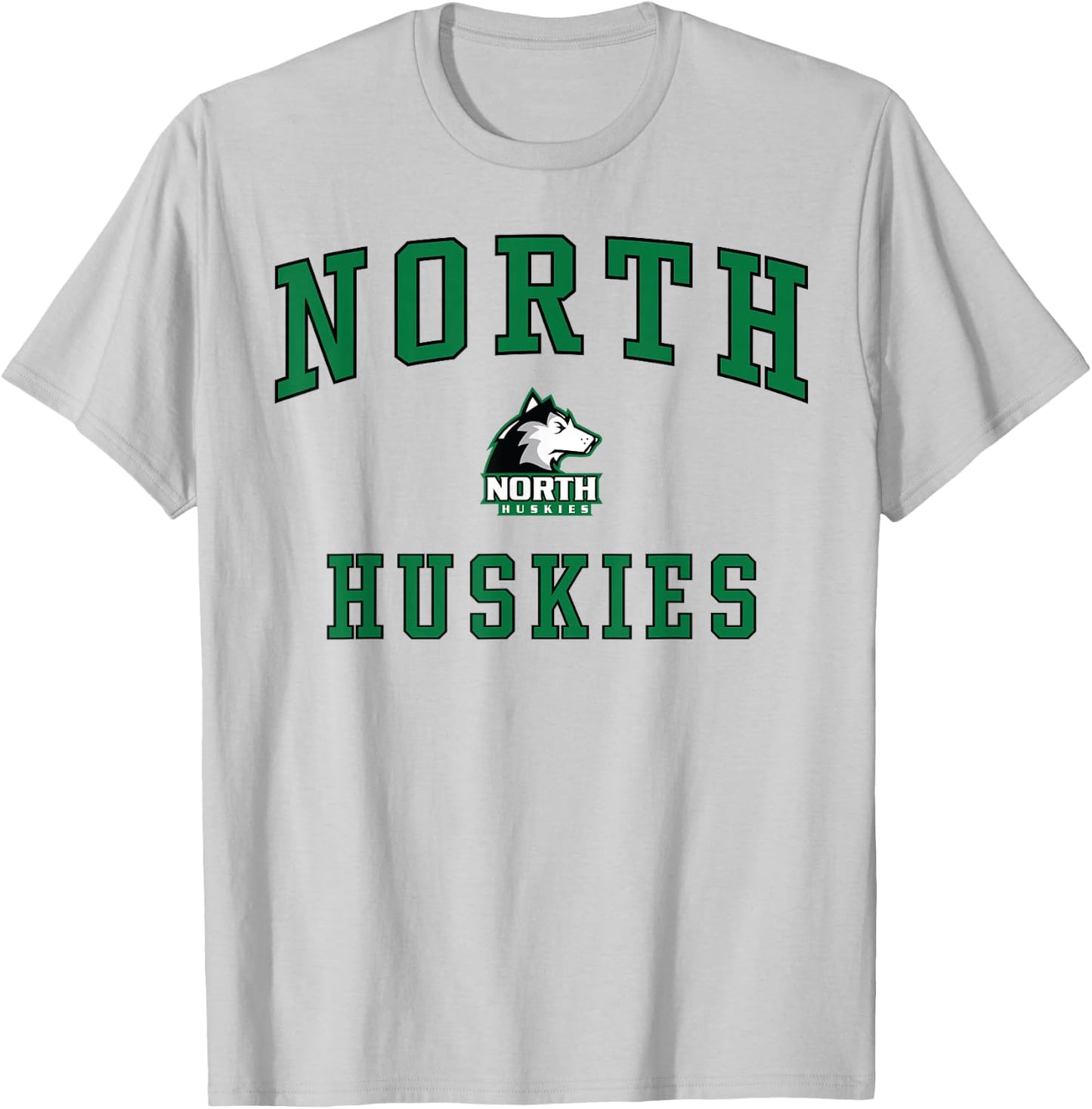 North High School Huskies T-Shirt - T-Shirt | Ash