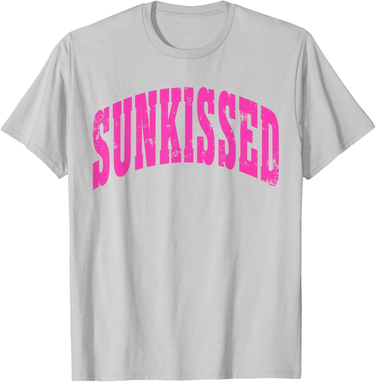 Sunkissed Ocean Life Coastal Summer Beach Girl Trendy Sunset T-Shirt - T-Shirt | Ash