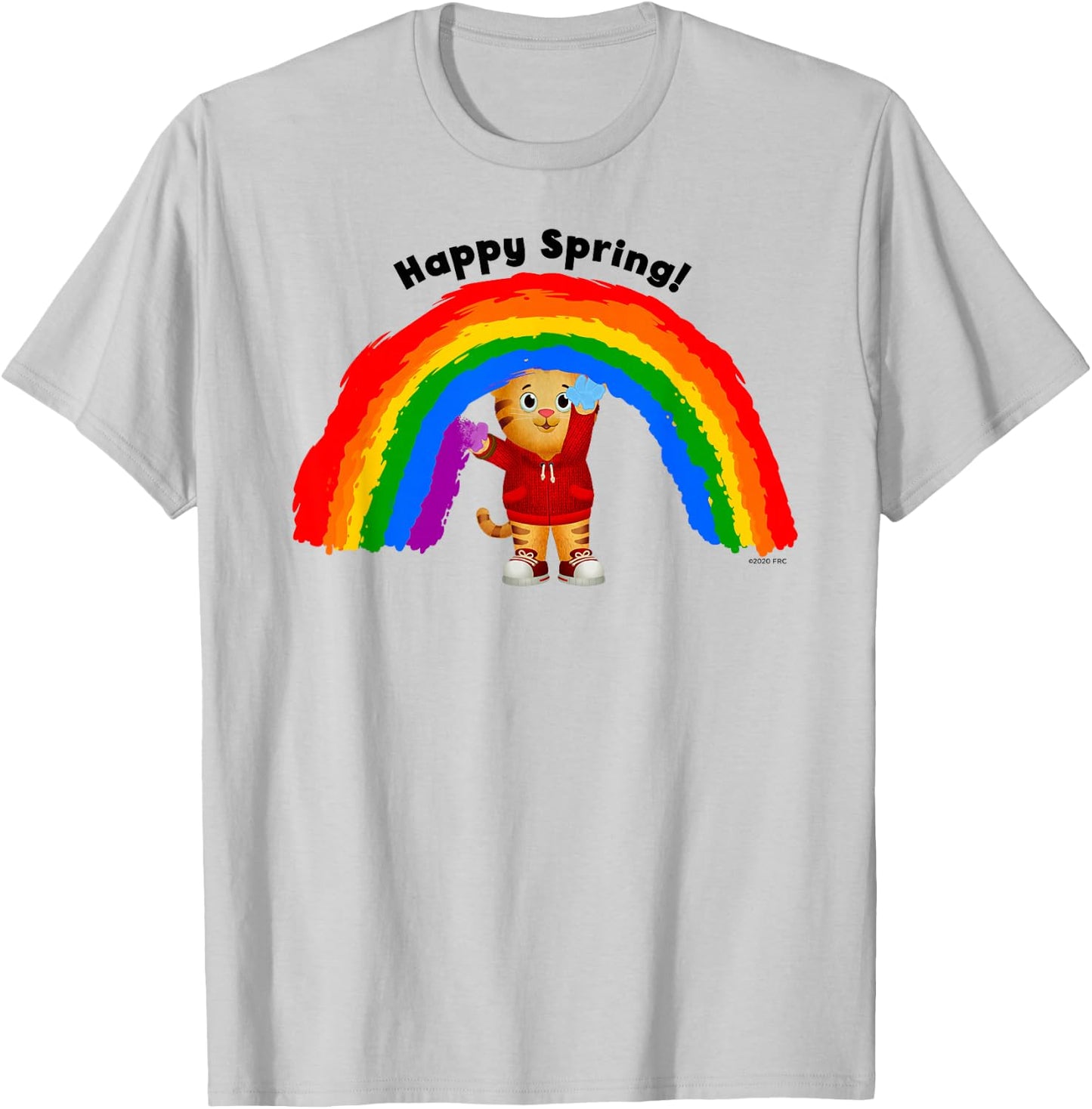 Daniel Tiger's Neighborhood: Happy Spring! T-Shirt - T-Shirt | Ash