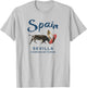 Seville Spain Bullfighting Vintage T-Shirt - T-Shirt | Ash