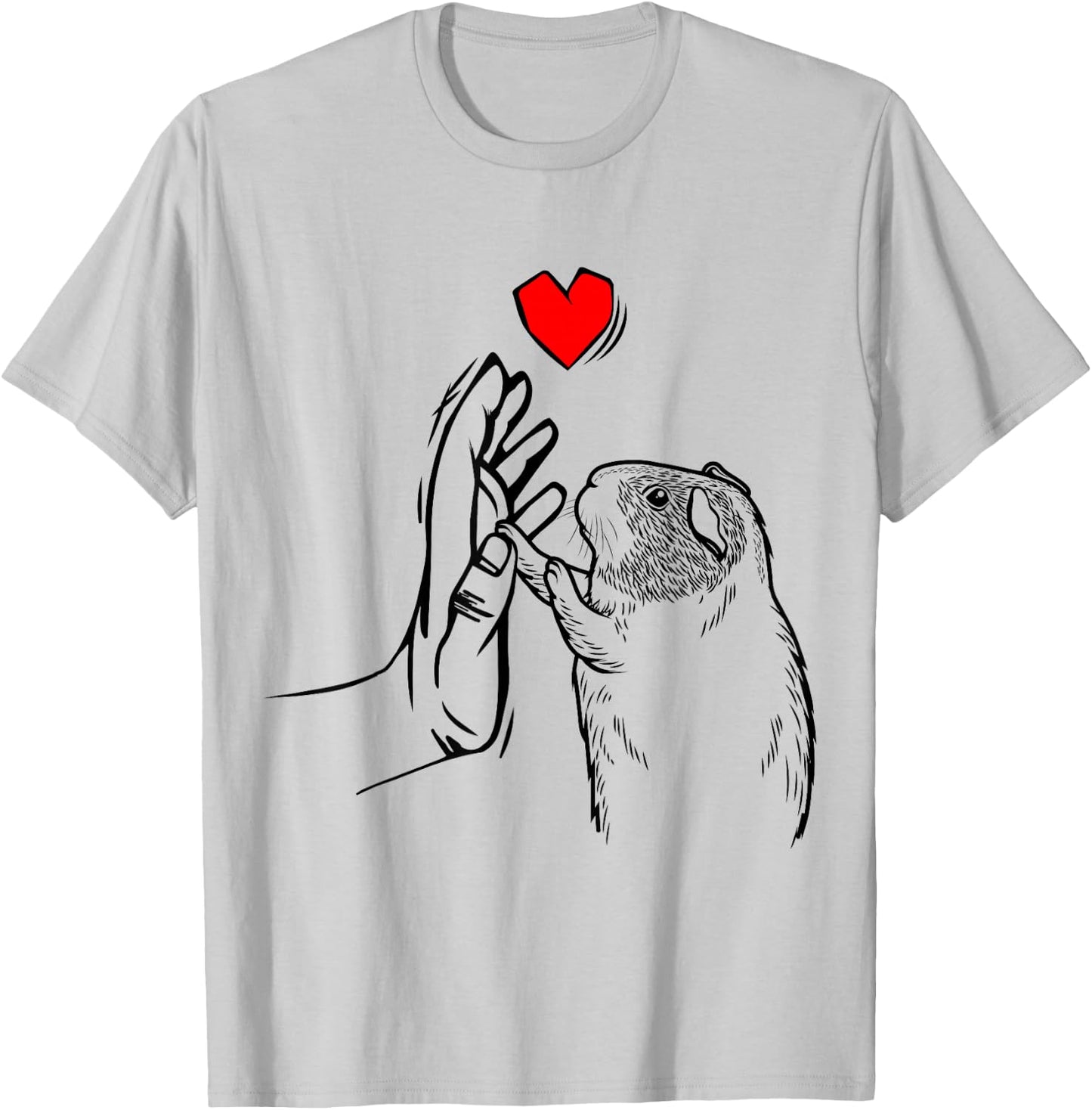 Hamster Love Gold Hamster Dwarf Hamster Girls Women T-Shirt - T-Shirt | Ash