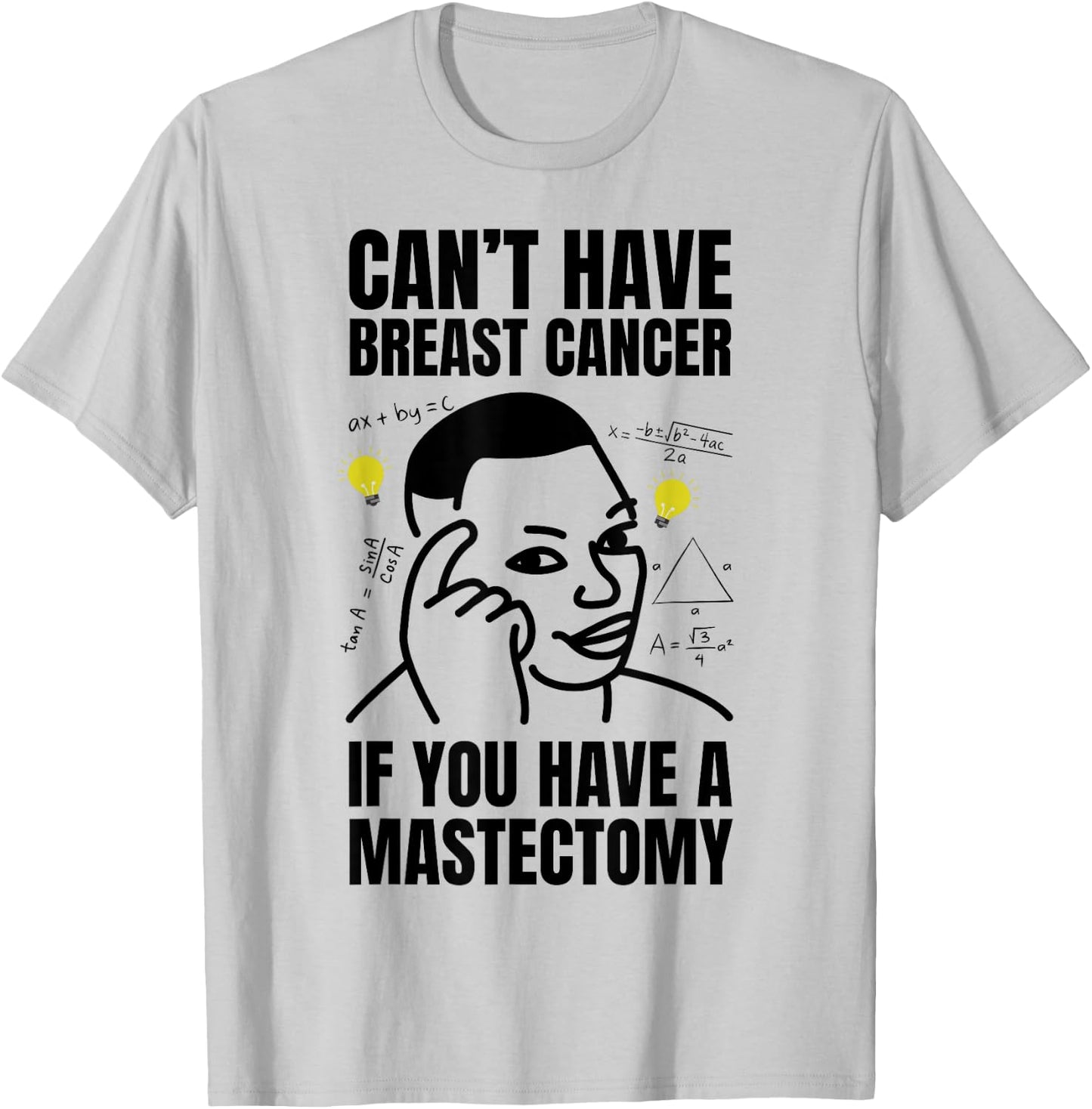 Breast Restoration And Breast Cancer - Funny Mastectomy T-Shirt - T-Shirt | Ash