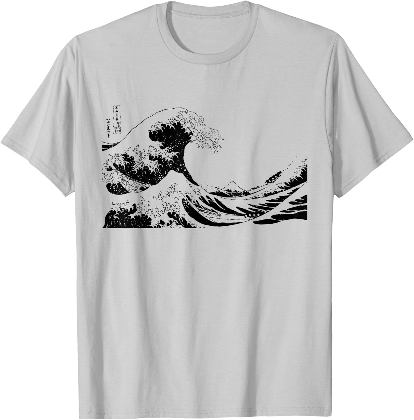 Japan Great Wave of Kanagawa T-Shirt - T-Shirt | Ash