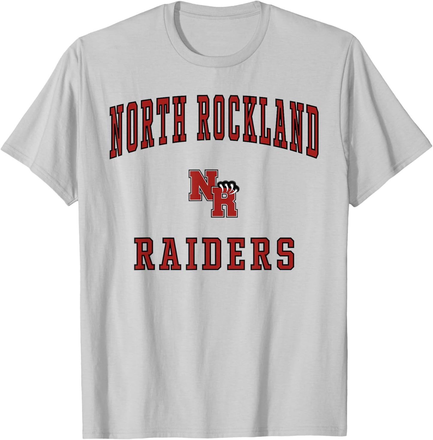 North Rockland High School Raiders T-Shirt - T-Shirt | Ash