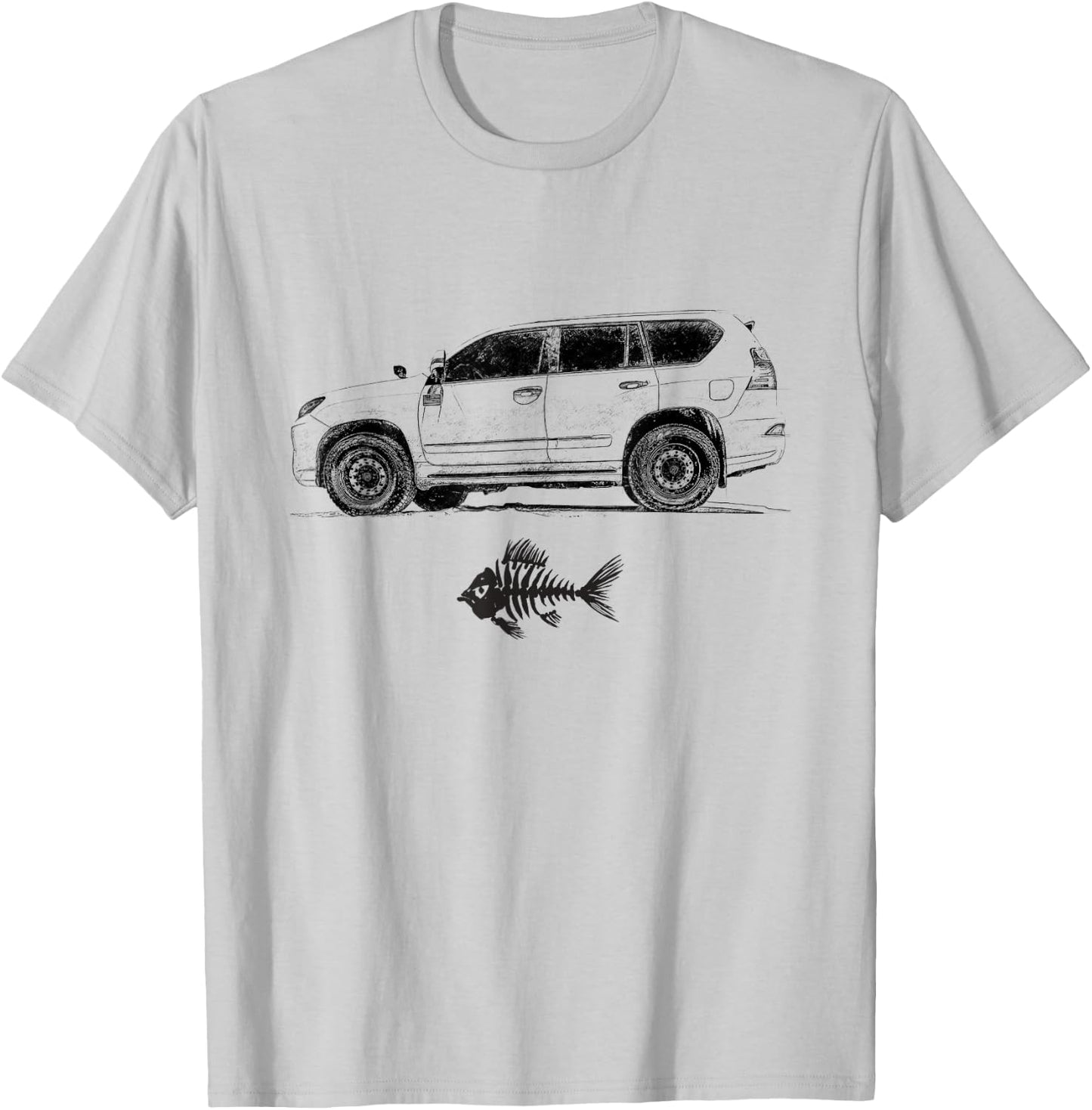 GX Fish for Beach Crawling T-Shirt - T-Shirt | Ash