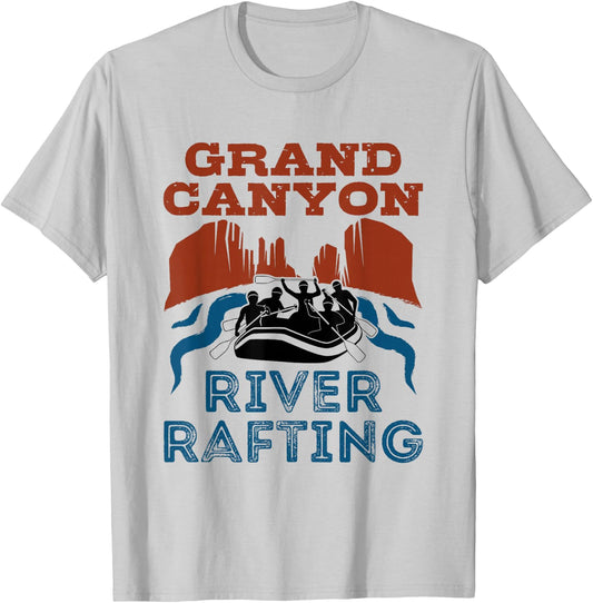 Grand Canyon River Rafting Colorado River T-Shirt - T-Shirt | Ash