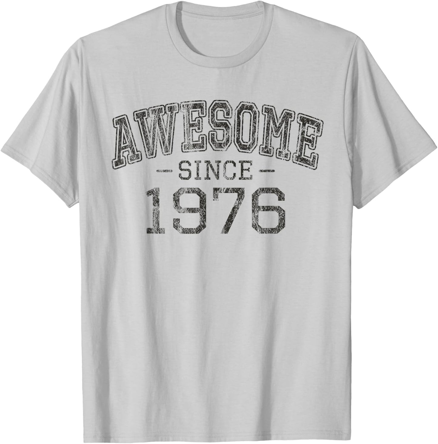 Awesome Since 1976 Vintage Style Born in 1976 Birthday Gift T-Shirt - T-Shirt | Ash
