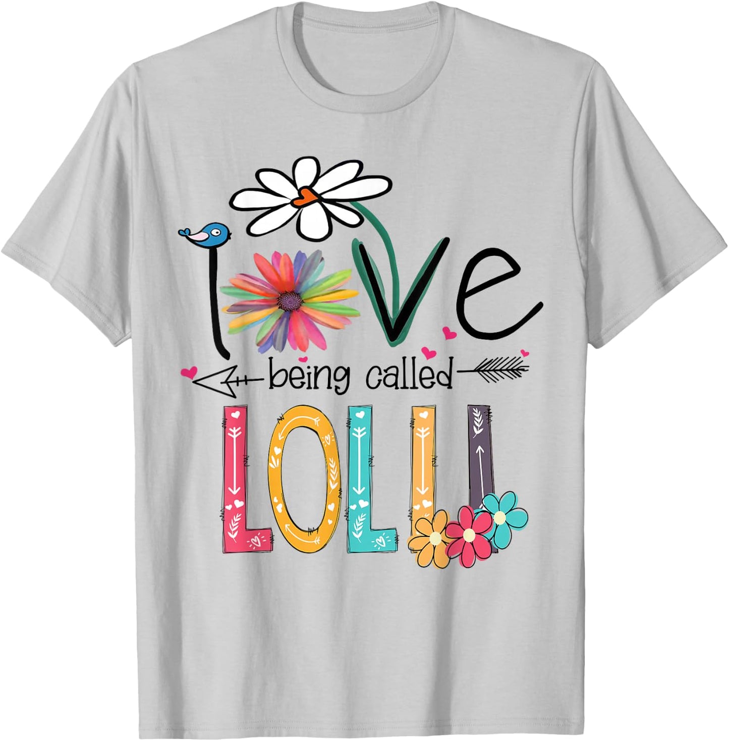 I love being called Lolli Cute Design Lolli Grandma Women T-Shirt - T-Shirt | Ash