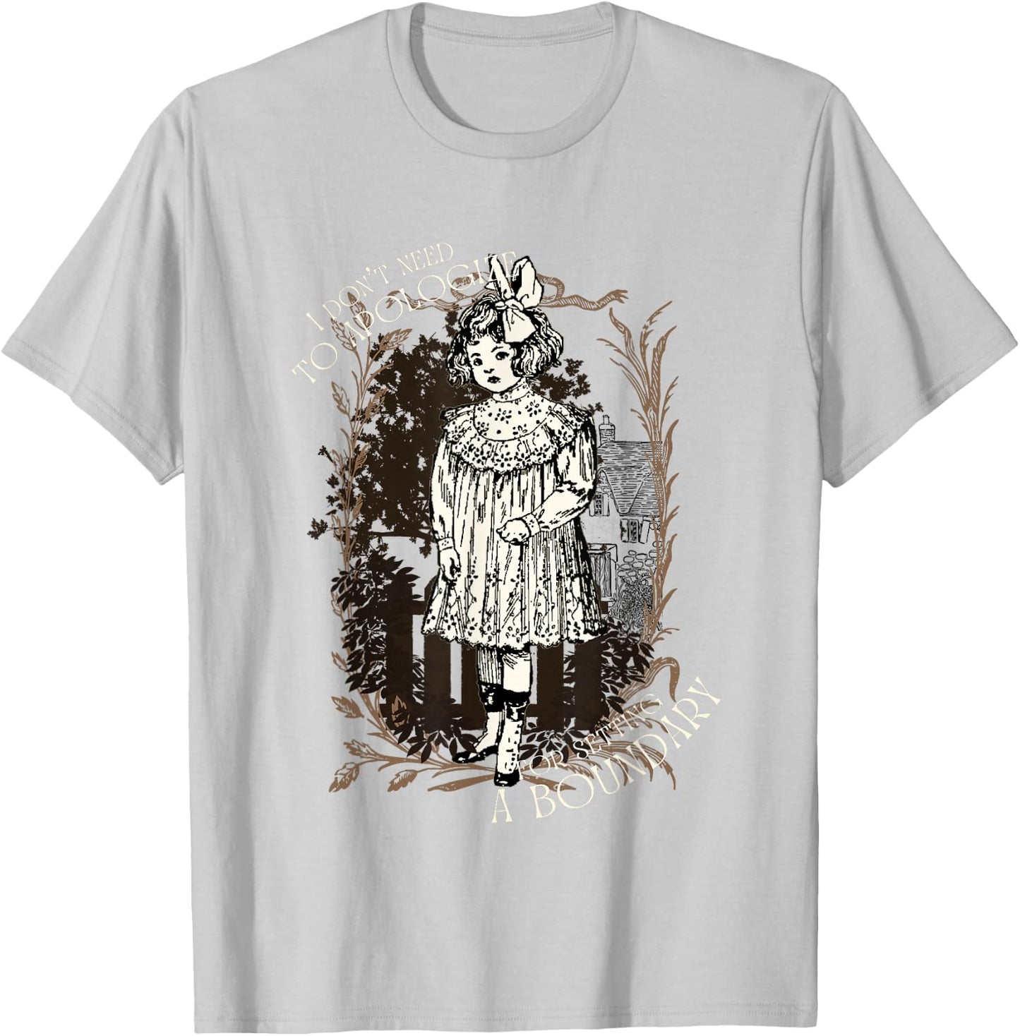 'I Don't Need to Apologize for Setting a Boundary' Vintage T-Shirt - T-Shirt | Ash