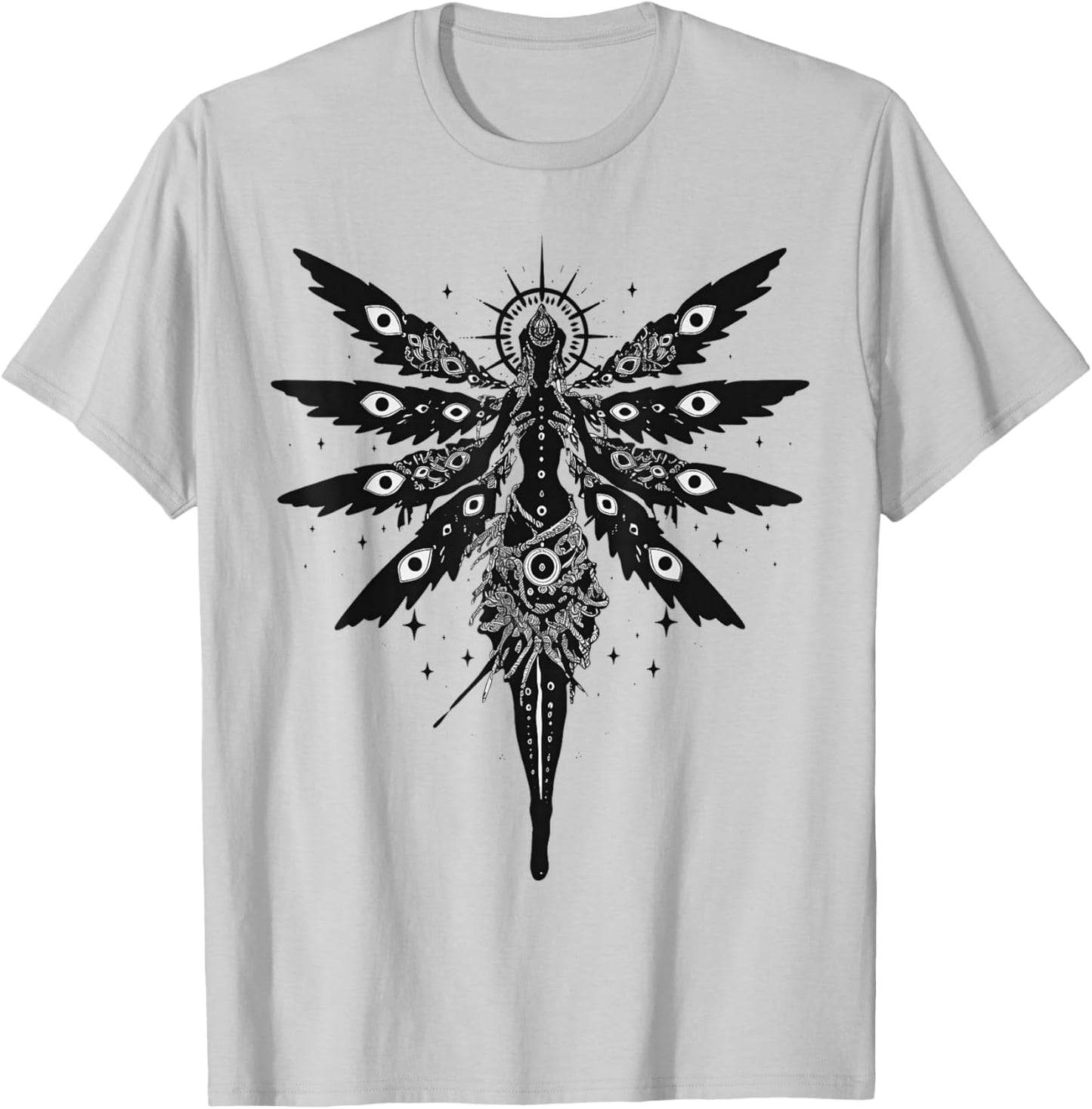 Biblically Accurate Angel Seraphim Gothic Seraph T-Shirt - T-Shirt | Ash