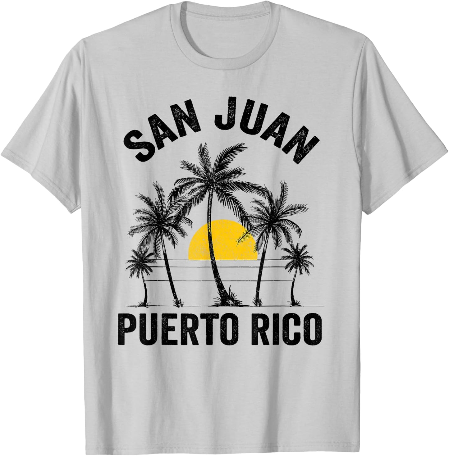 san juan Beach Souvenir T Shirt Puerto Rico 2025 Vacation Men Women T-Shirt - T-Shirt | Ash