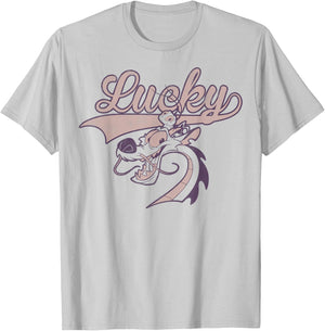 Disney Mulan Mushu and CRI-Kee Lucky Portrait T-Shirt - T-Shirt | Ash