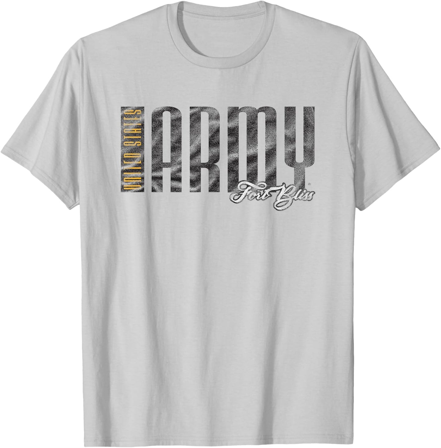 United States Army Military Fort Bliss Vintage T-Shirt - T-Shirt | Ash