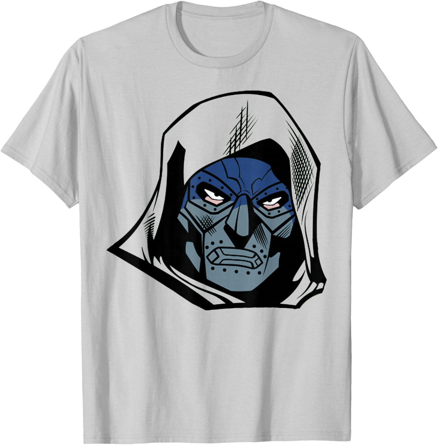 Marvel Fantastic Four Doctor Doom Big Face T-Shirt - T-Shirt | Ash