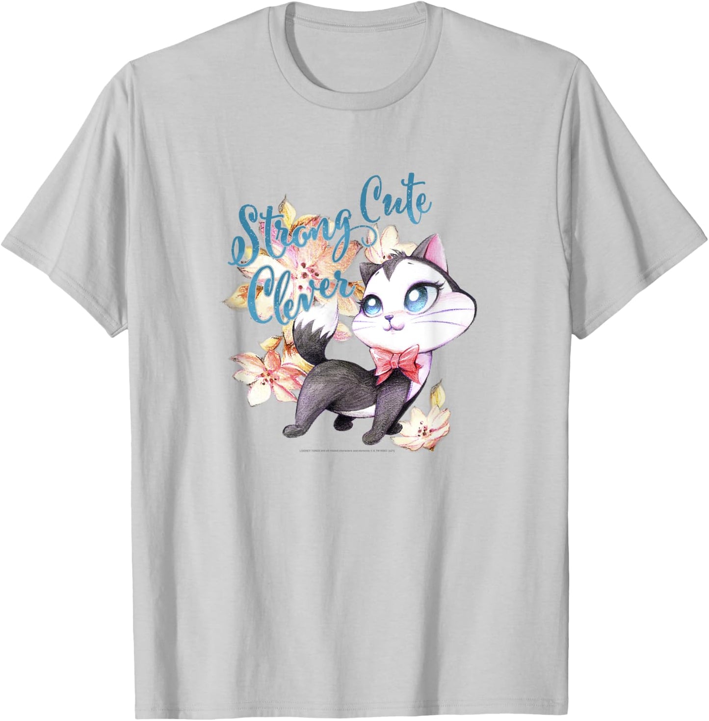 Looney Tunes Pussyfoot Strong Cute Clever Kitty T-Shirt - T-Shirt | Ash
