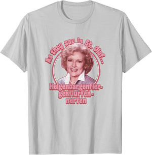 The Golden Girls Iconic Rose As They Say in St. Olaf Poster T-Shirt - T-Shirt | Ash