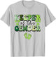 Keeper Of The Gender Reveal Baby Pregnancy St Patrick's Day T-Shirt - T-Shirt | Ash