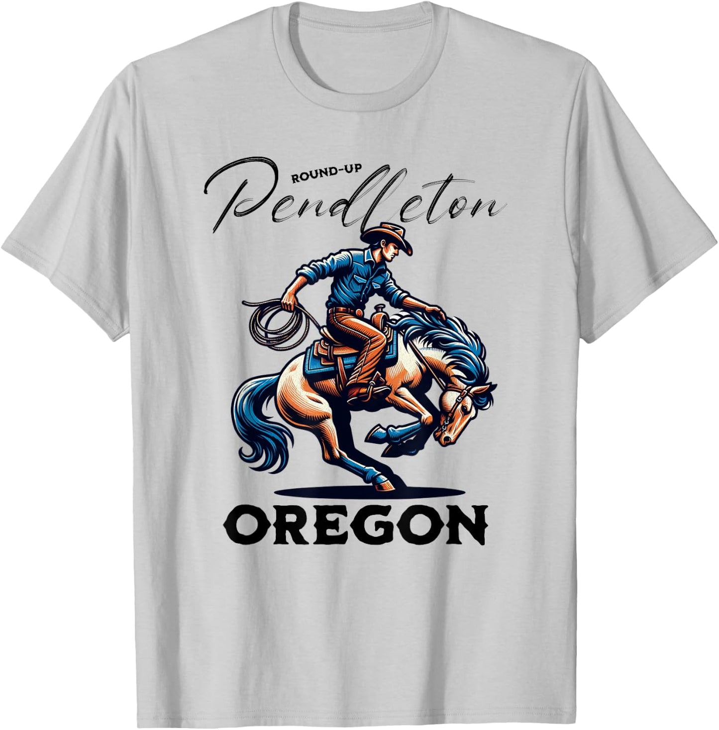 Pendleton Round-Up Oregon Rodeo Days T-Shirt - T-Shirt | Ash