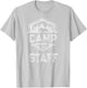 Vintage CAMP STAFF Campground Crew Camping Host Nurse.Orange T-Shirt - T-Shirt | Ash