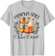 Pumpkin Spice And Jesus Christ Cross Pumpkin Christian T-Shirt - T-Shirt | Ash